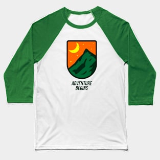 Adventure Begins Baseball T-Shirt